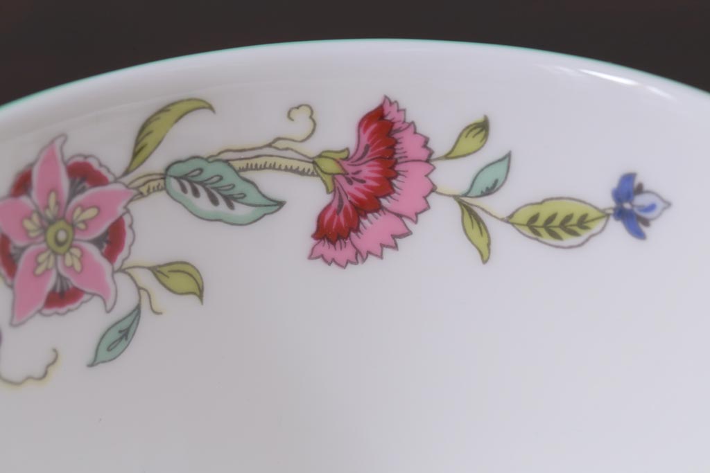 中古美品　イギリス　MINTON(ミントン)　Haddon Hall(ハドンホール)　ティーセット(カップ&ソーサー、プレート)(1)