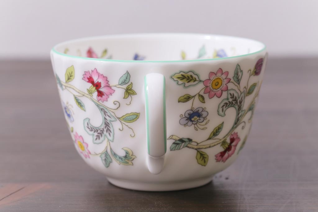 中古美品　イギリス　MINTON(ミントン)　Haddon Hall(ハドンホール)　ティーセット(カップ&ソーサー、プレート)(1)