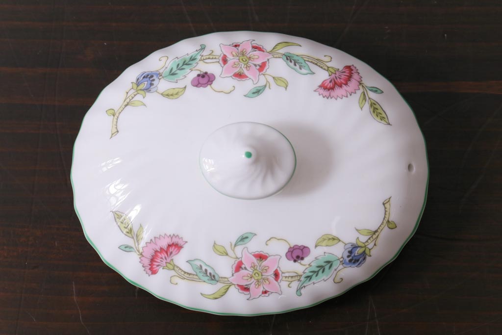 中古美品　イギリス　MINTON(ミントン)　Haddon Hall(ハドンホール)　ティーポット(洋食器)