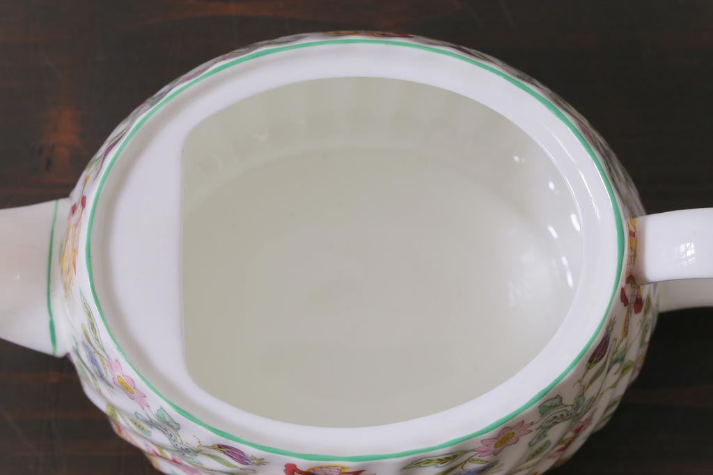 中古美品　イギリス　MINTON(ミントン)　Haddon Hall(ハドンホール)　ティーポット(洋食器)