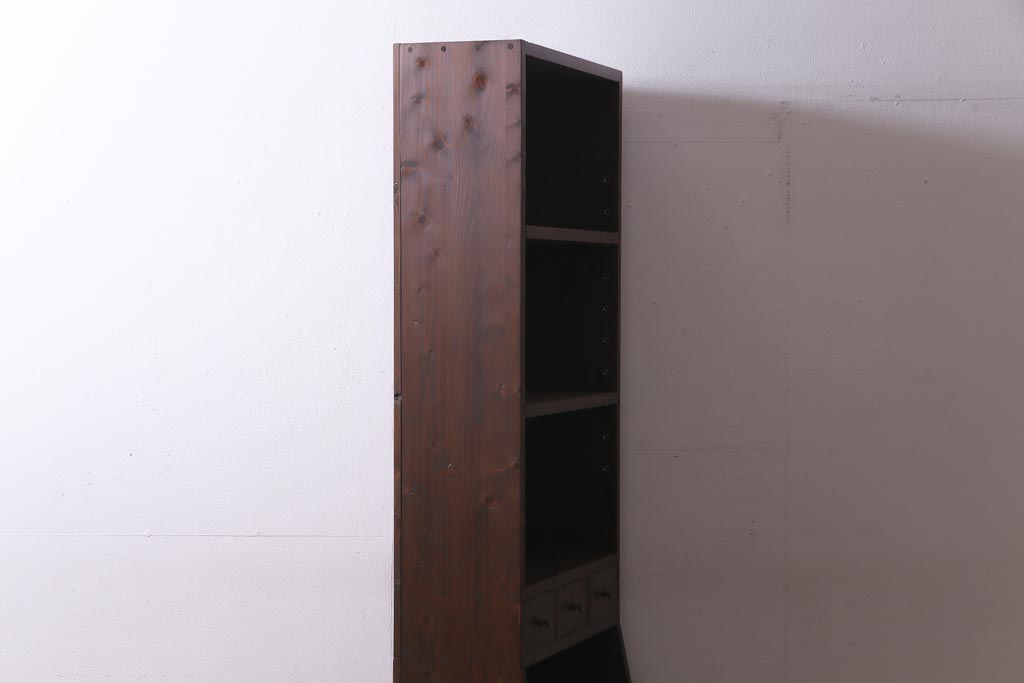 【O様ご決済用】ラフジュ工房オリジナル　古材使用　薄型ブックシェルフ2台