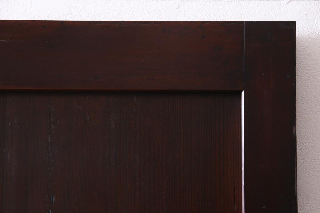 和製アンティーク　シンプルなデザインで様々なテイストに馴染む板戸2枚セット(帯戸、建具)