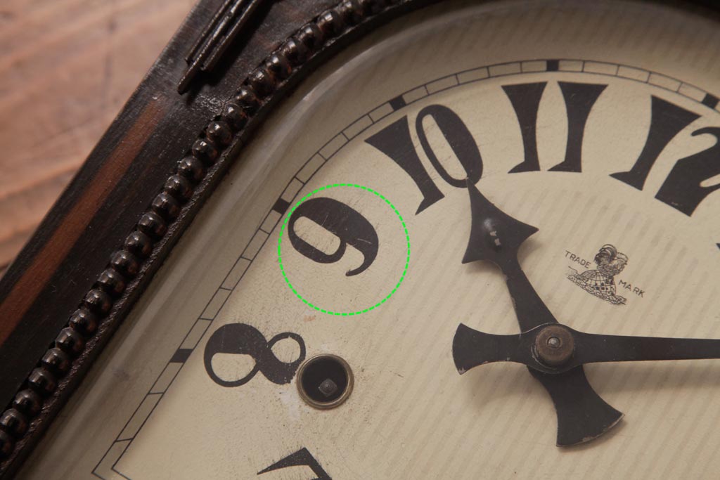 アンティーク雑貨　和製アンティーク　戦前　佐藤時計製造株式会社　ゼンマイ式　ノスタルジックな振り子時計(柱時計、掛け時計)