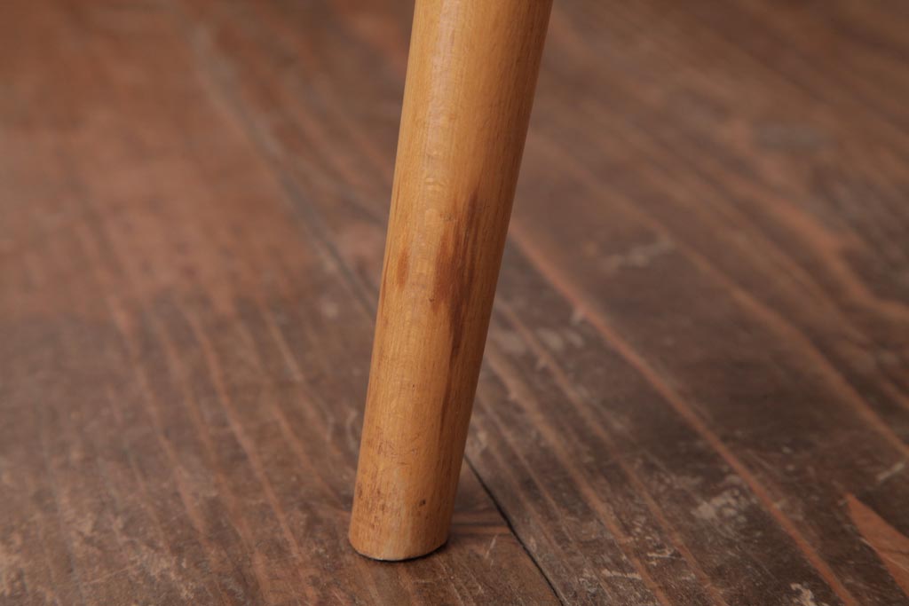 ヴィンテージ家具　イギリスビンテージ　ERCOL(アーコール)　フープバック　布張り座面のウィンザーチェア(ダイニングチェア、ワークチェア、椅子、ウインザーチェア)