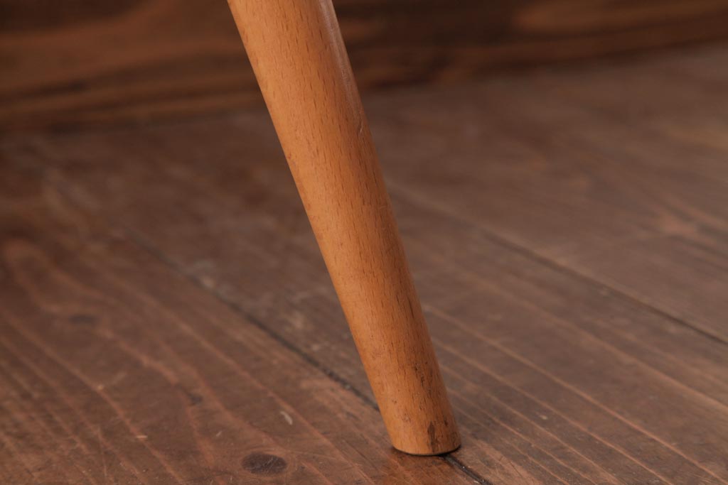 ヴィンテージ家具　イギリスビンテージ　ERCOL(アーコール)　フープバック　布張り座面のウィンザーチェア(ダイニングチェア、ワークチェア、椅子、ウインザーチェア)