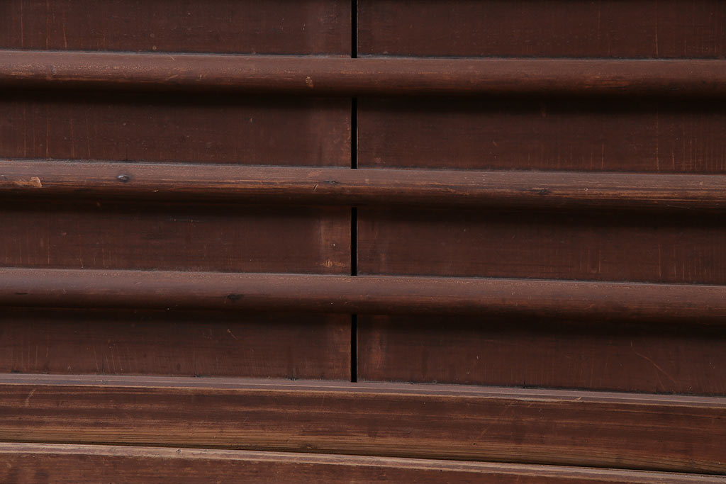 アンティーク家具　前面ケヤキ材・ヒノキ材　六尺京水屋箪笥サイドボード(カウンター、テレビ台)(R-036330)