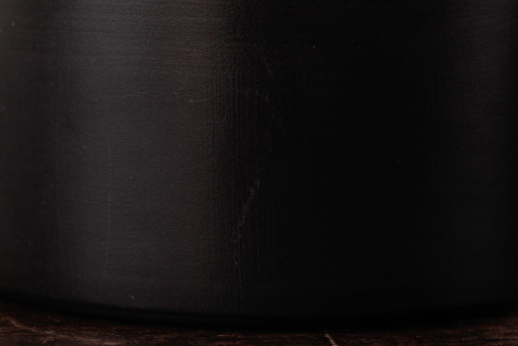 アンティーク雑貨　イギリスビンテージ　HORNSEA(ホーンジー)　EBONY(エボニー)　カップ&ソーサー3客セット(洋食器)(R-036417)