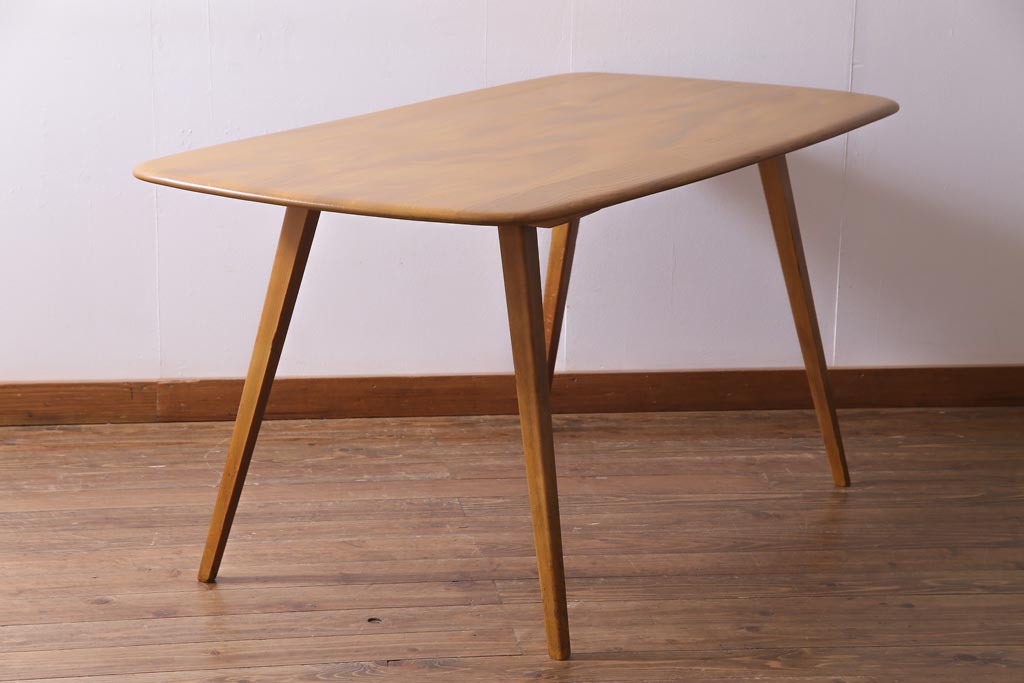 ヴィンテージ家具　イギリスビンテージ　ERCOL(アーコール)　ダイニングテーブル