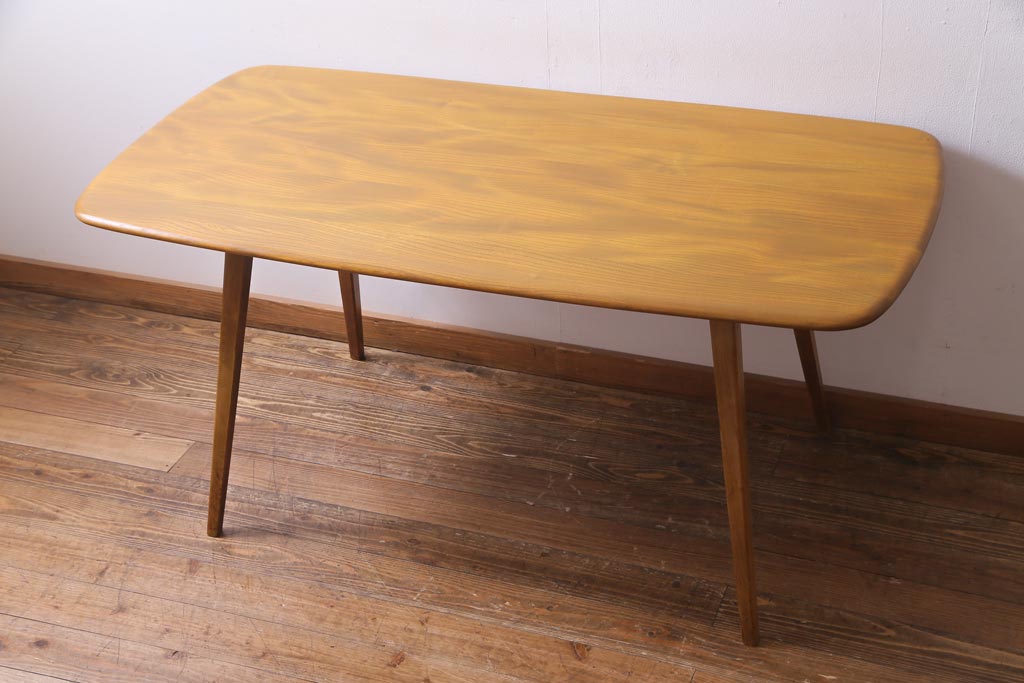 ヴィンテージ家具　イギリスビンテージ　ERCOL(アーコール)　ダイニングテーブル