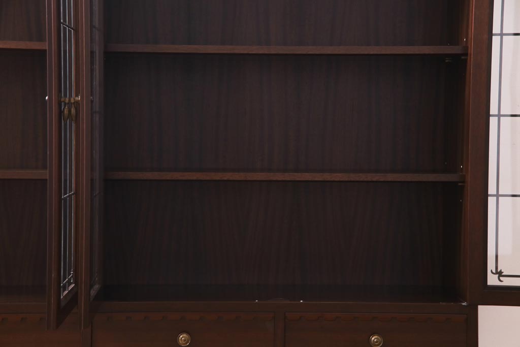 ビンテージ家具　神戸洋家具　メープル不二屋　高級感漂うクラシカルなサイドボード(収納棚)(定価約59万円)