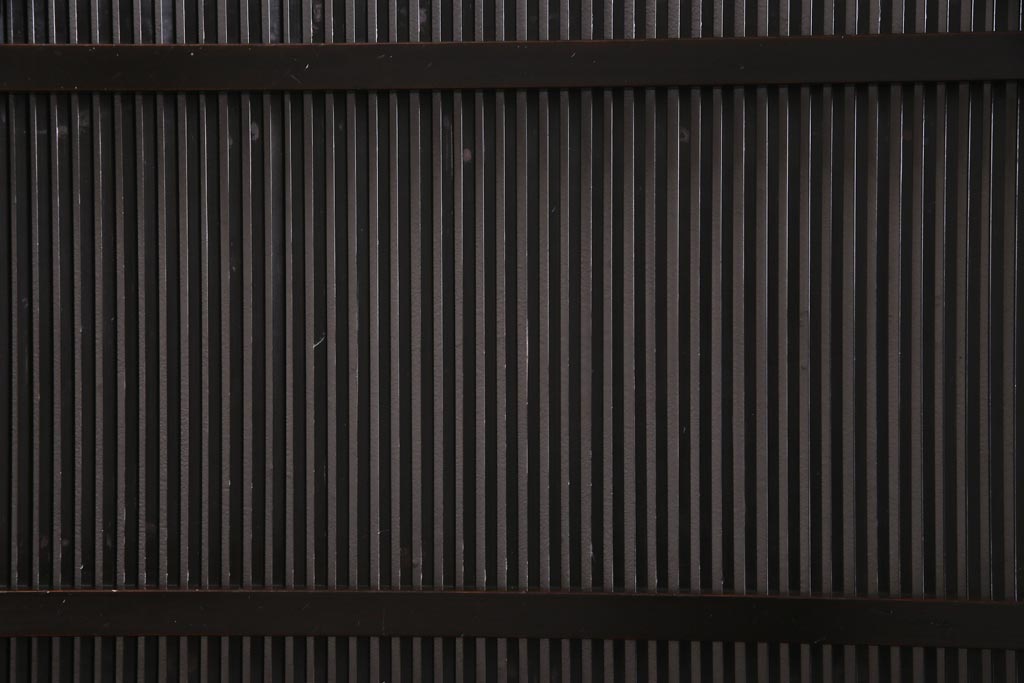 アンティーク建具　和製アンティーク　ワンランク上の和の空間を演出する万本格子戸3枚セット(引き戸、建具)(R-036544)