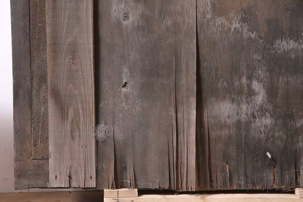 アンティーク家具　木味が魅力の四尺水屋箪笥(サイドボード、食器棚、収納棚)(R-036594)