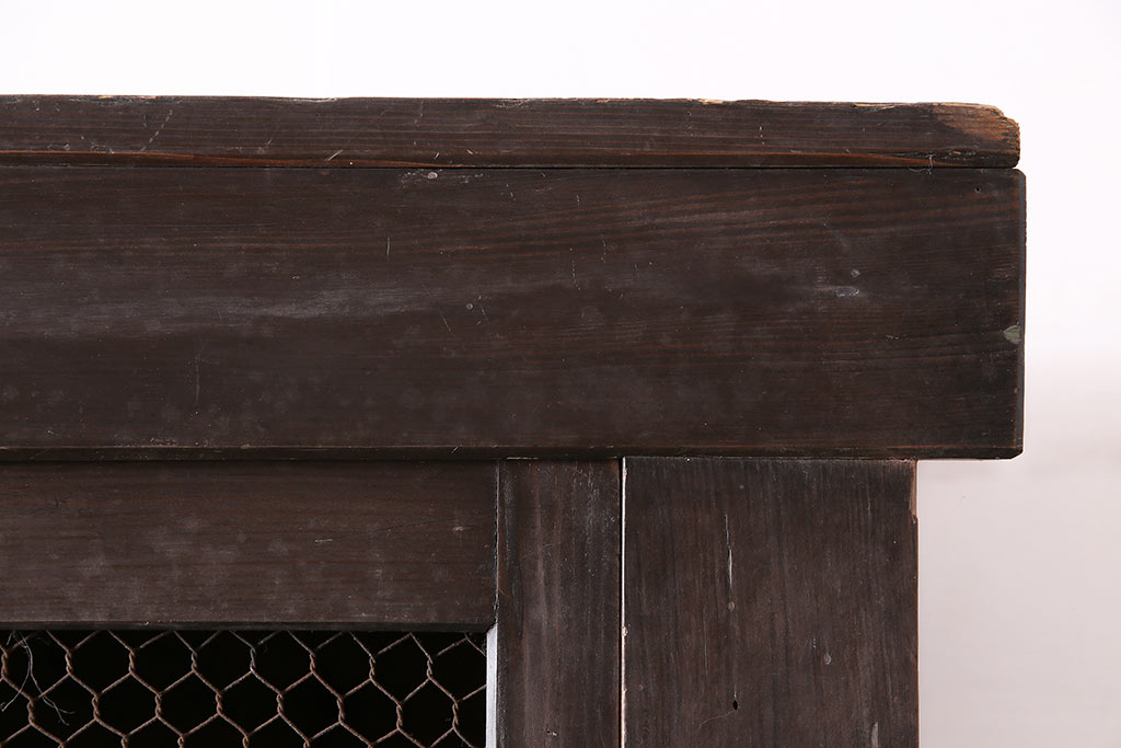 アンティーク家具　明治大正期　重ね水屋箪笥(収納棚)(R-036664)