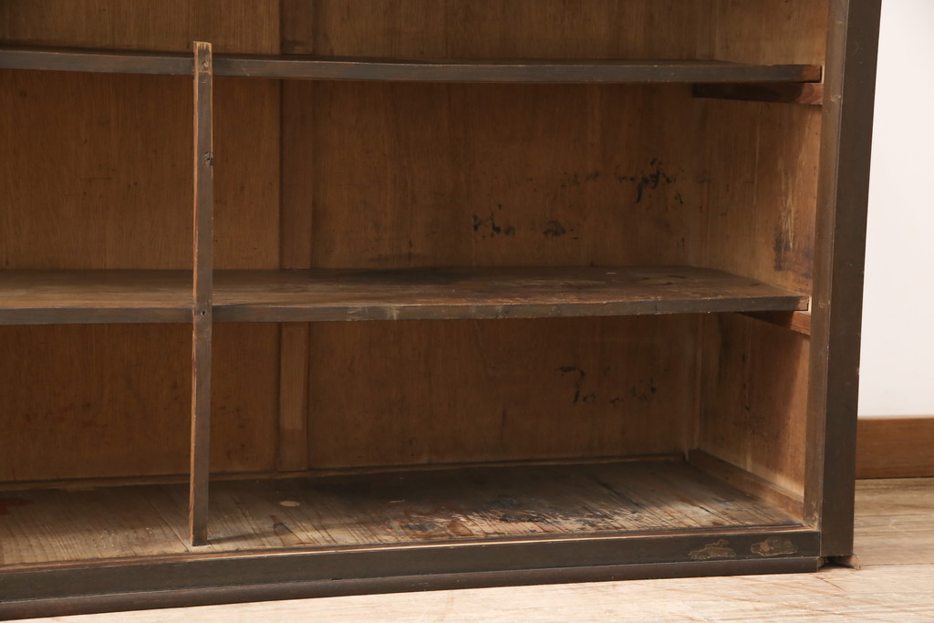 アンティーク家具　昭和中期　重ねキャビネット・上段(戸棚、水屋箪笥、収納棚)(R-036676)
