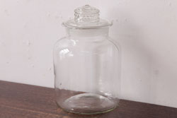 レトロ雑貨　昭和レトロ　丸いフォルムが愛らしい地球瓶(ガラス瓶、ガラスビン)(R-043950)