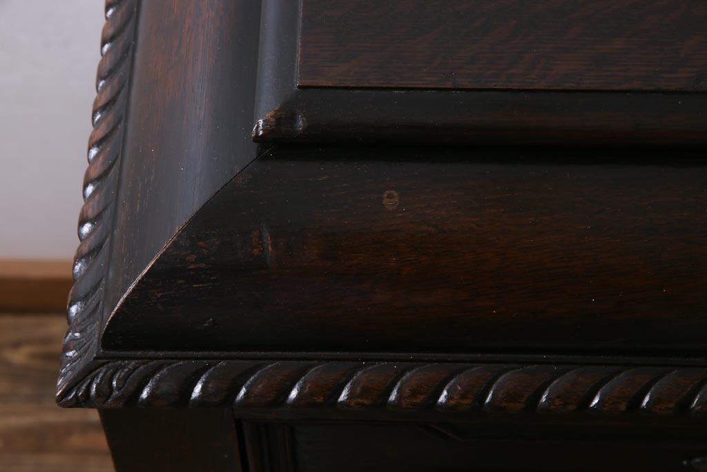 アンティーク家具　英国イギリスアンティーク　重厚なサイドボード(バーカウンター)(R-036816)