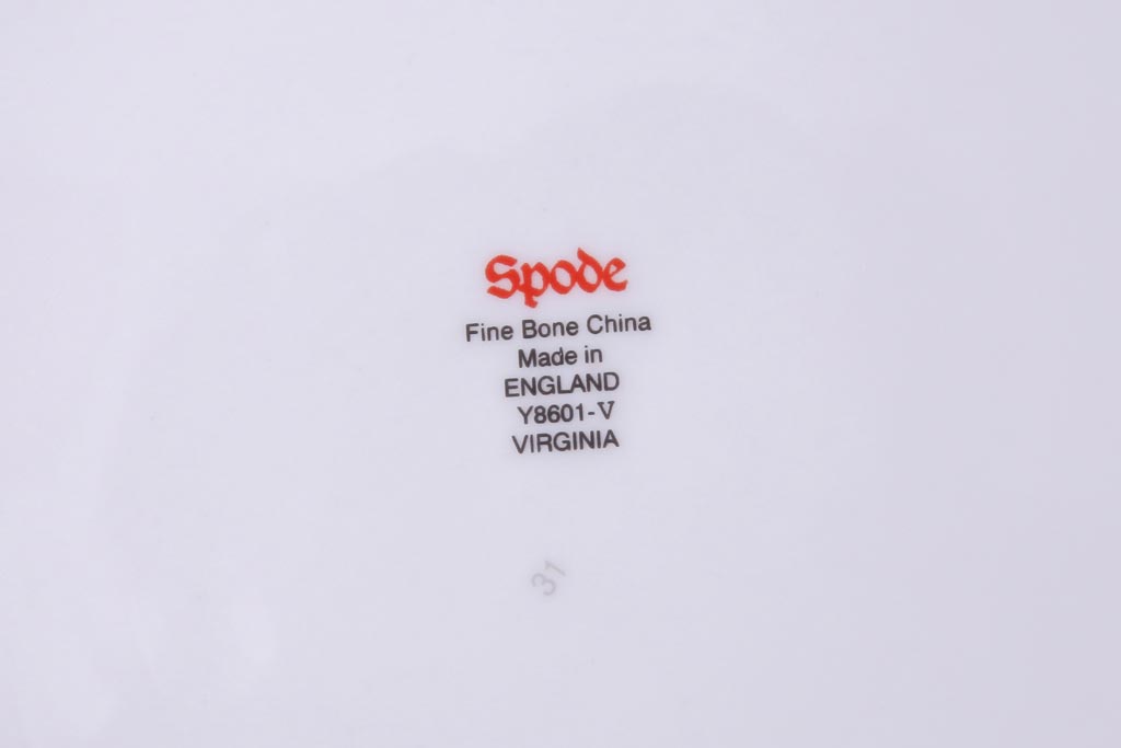 英国イギリス　Spode(スポード)　Virginia(バージニア)　ディナープレート、スーププレートなど6枚セット(皿、洋食器)(R-036832)