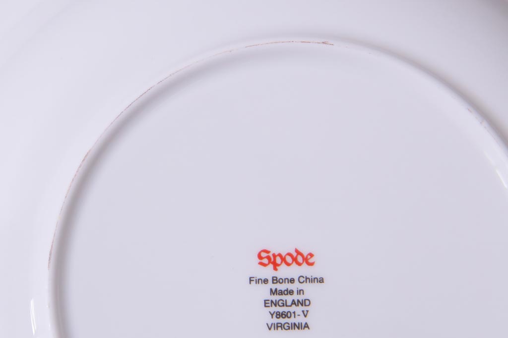 英国イギリス　Spode(スポード)　Virginia(バージニア)　ディナープレート、スーププレートなど6枚セット(皿、洋食器)(R-036832)