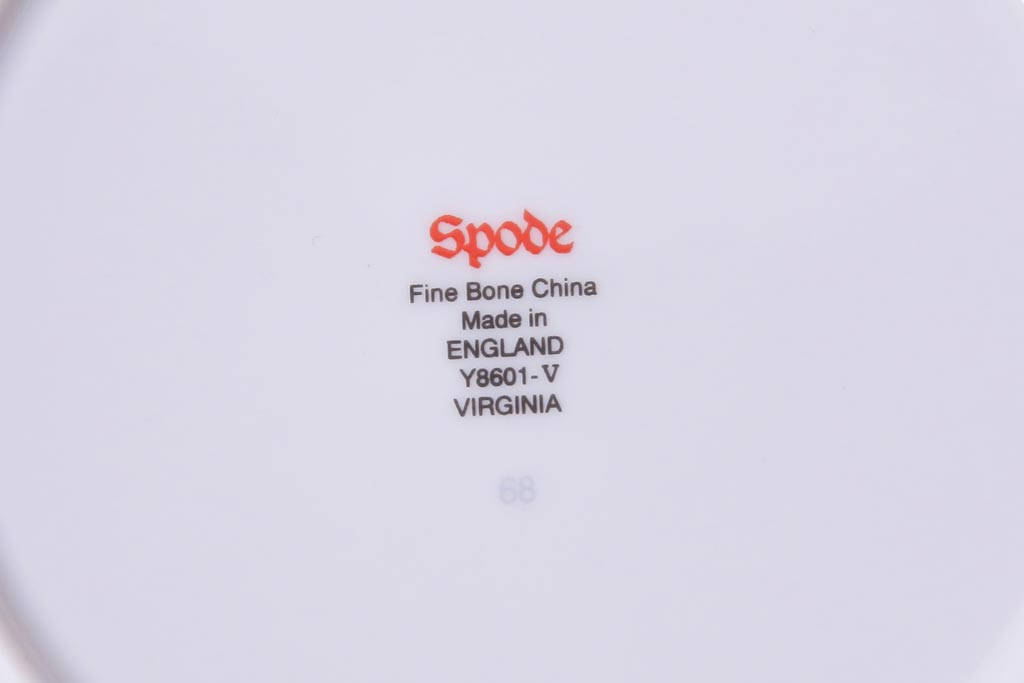 英国イギリス　Spode(スポード)　Virginia(バージニア)　ディナープレート、スーププレートなど6枚セット(皿、洋食器)(R-036832)