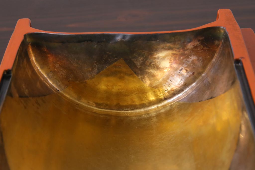 昭和期　山田平安堂　呉藤友乗作　竹菓子器・箱付き(漆器、蓋物)(R-036843)