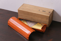 昭和期　山田平安堂　呉藤友乗作　竹菓子器・箱付き(漆器、蓋物)(R-036843)