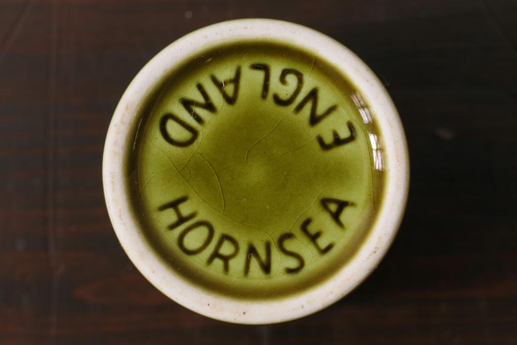 イギリスビンテージ雑貨　HORNSEA(ホーンジー)　HEIRLOOM(エアルーム)　スパイスジャー3個セット(調味料入れ、ディスプレイ雑貨)(R-036847)