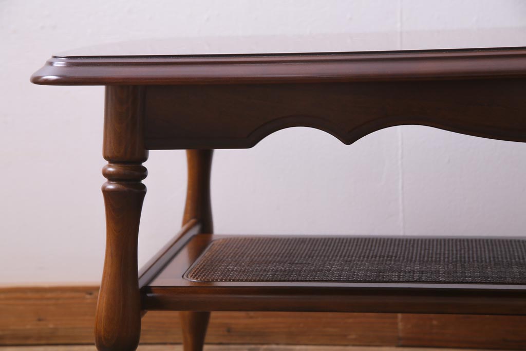 中古　カリモク家具(Karimoku)　コロニアルシリーズ　リビングテーブル(センターテーブル)(R-036854)