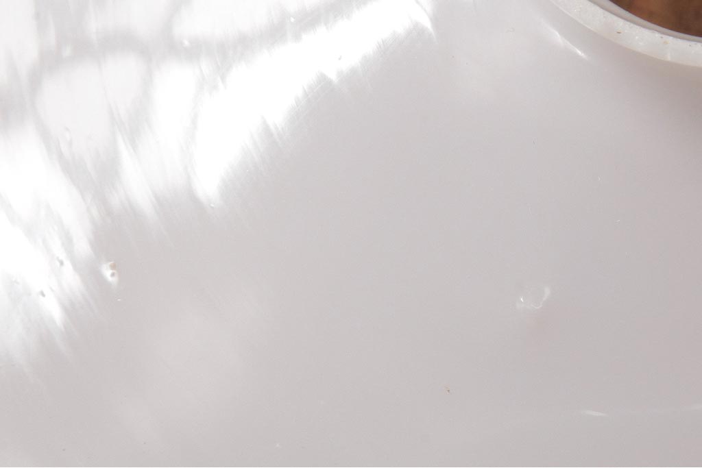 昭和レトロ照明　戦前　昔懐かしい平笠シェードのペンダントライト(吊り下げ照明、天井照明)(R-036857)