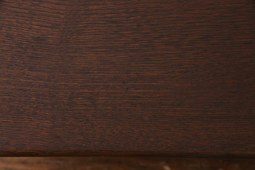 昭和レトロ家具　栓材一枚板　懐かしさ漂う角ちゃぶ台(座卓、ローテーブル)(R-036933)