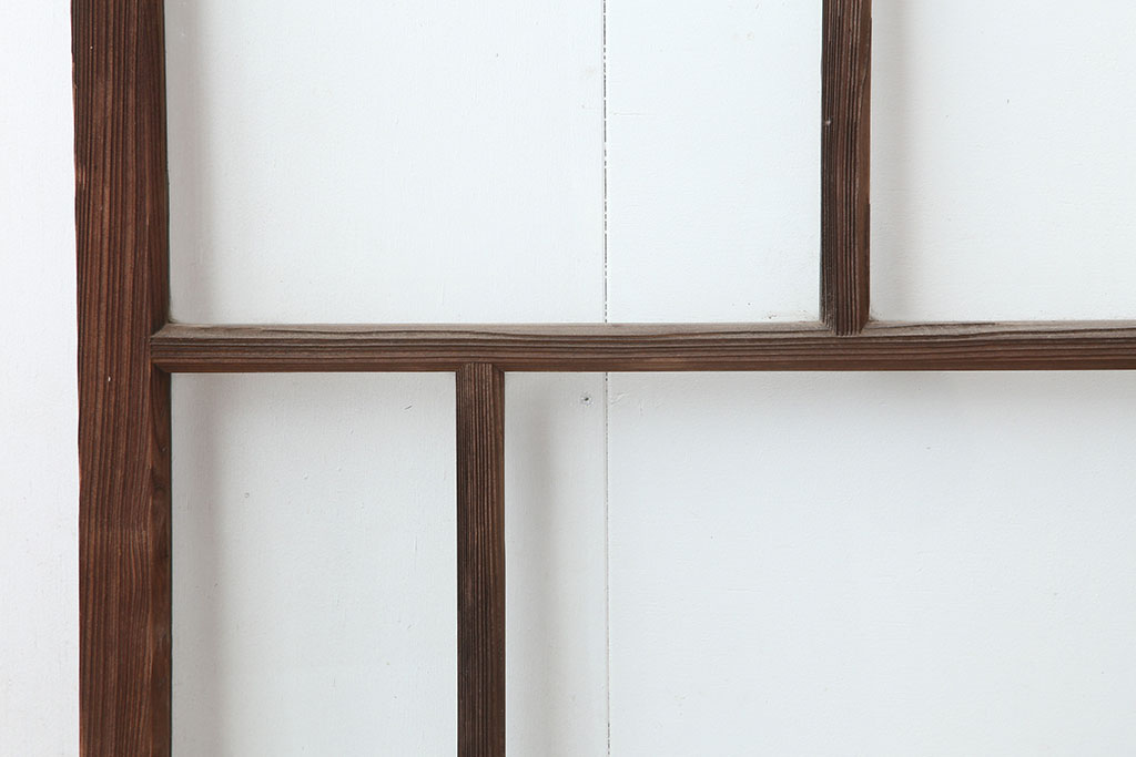 アンティーク建具 レトロな木製ガラス戸4枚セット(引き戸)(R-036998) | ラフジュ工房