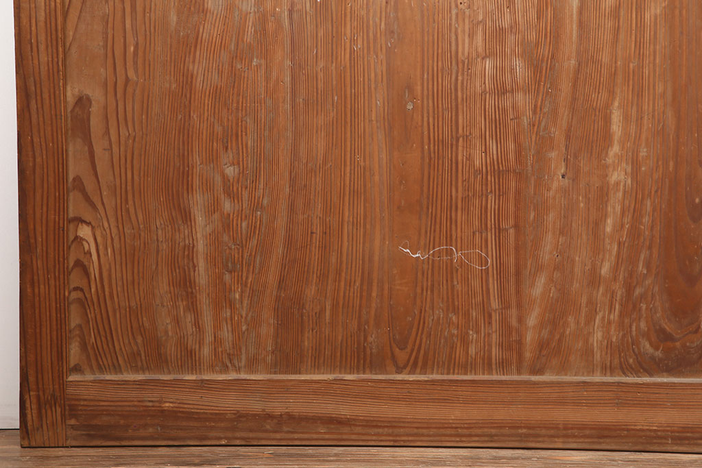 アンティーク建具　木味を楽しめる帯戸4枚セット(板戸、引き戸)(R-037008)