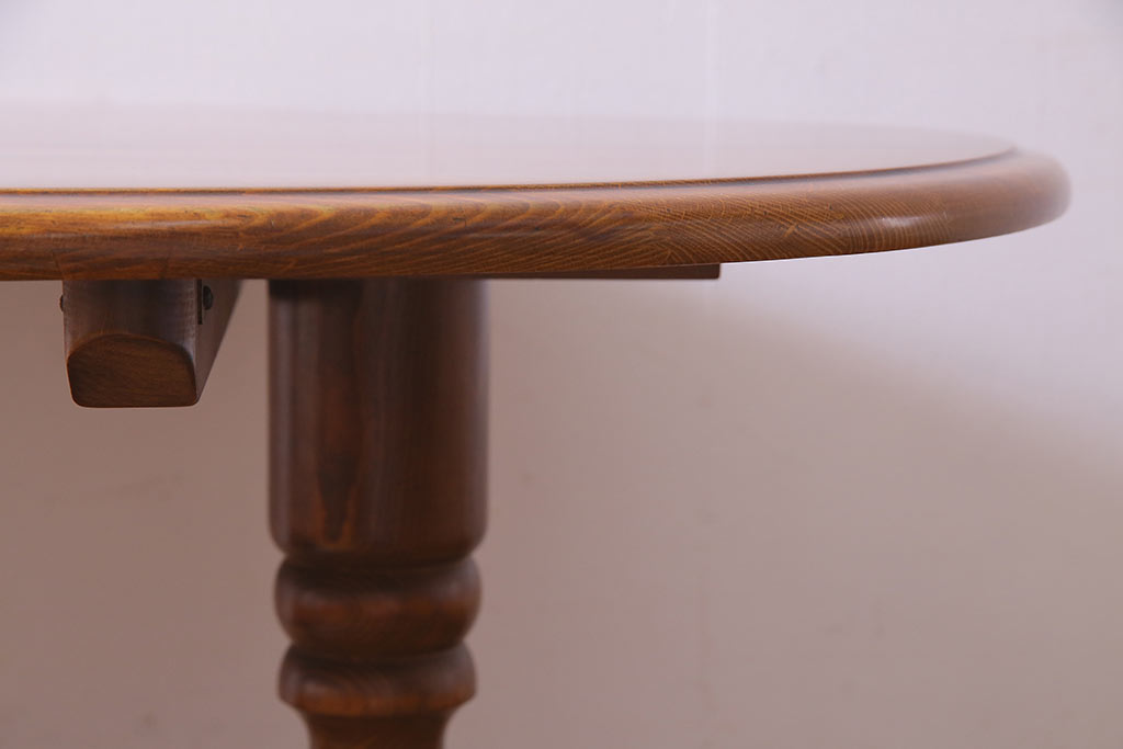 中古　ビンテージ家具　柏木工　ブナ材　温もりと気品が織り交じるダイニングテーブル(4人掛け、机)(R-037138)