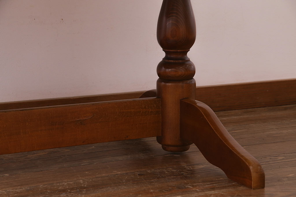 中古　ビンテージ家具　柏木工　ブナ材　温もりと気品が織り交じるダイニングテーブル(4人掛け、机)(R-037138)