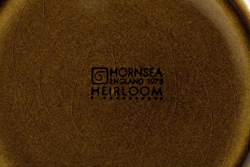 ヴィンテージ雑貨　イギリスビンテージ　HORNSEA(ホーンジー)　HEIRLOOM(エアルーム)　カップ&ソーサー3客セット(R-037325)