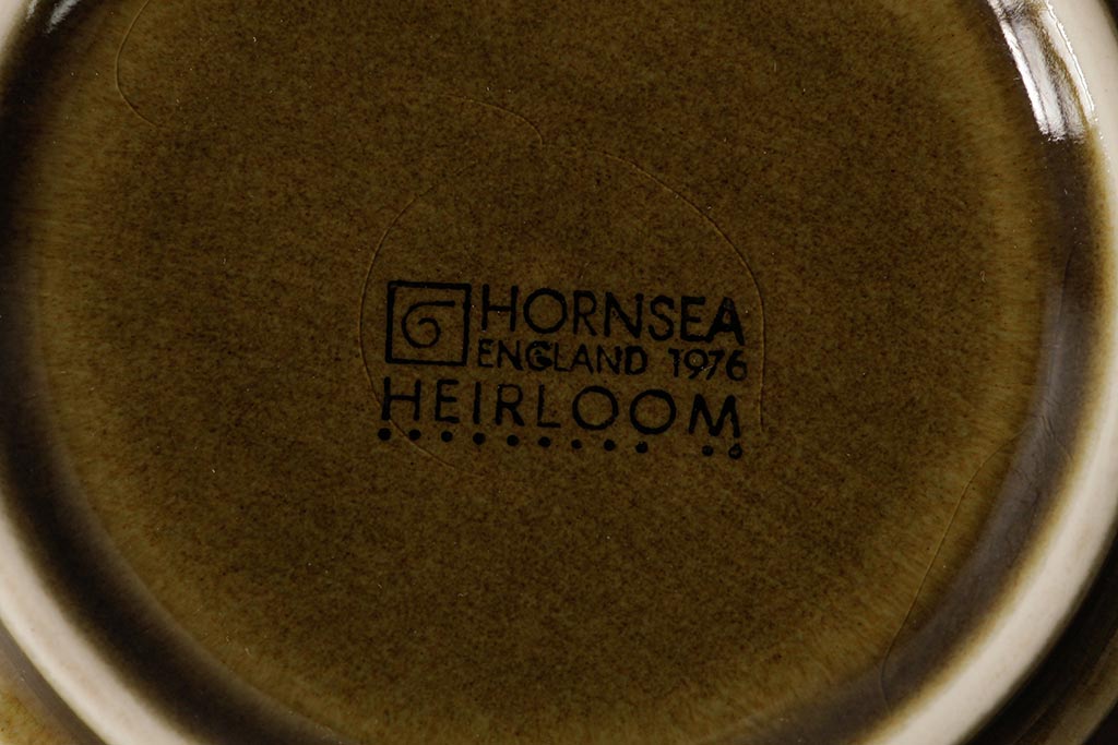 ヴィンテージ雑貨　イギリスビンテージ　HORNSEA(ホーンジー)　HEIRLOOM(エアルーム)　カップ&ソーサー2客セット(R-037326)