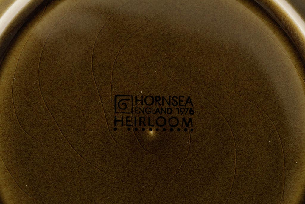 ヴィンテージ雑貨　イギリスビンテージ　HORNSEA(ホーンジー)　HEIRLOOM(エアルーム)　カップ&ソーサー2客セット(R-037326)