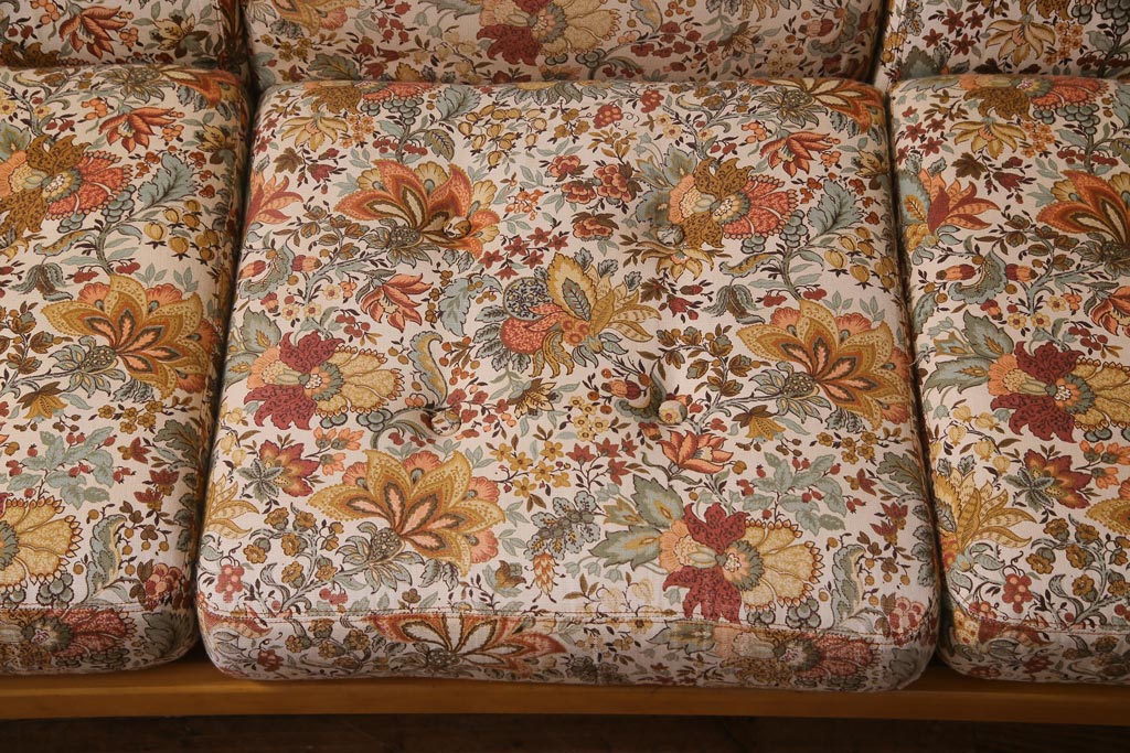 ヴィンテージ家具　英国イギリスビンテージ　ERCOL(アーコール)　ジュビリー(Jubilee)　3人掛けソファ(三人掛け、イージーチェア)(R-037350)