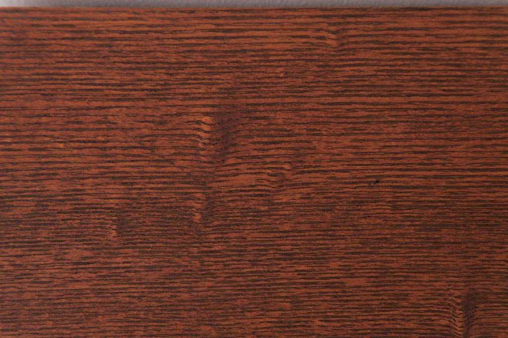 レトロ家具　エンジュ材　漆塗り　折り畳み式の珍しい座卓(ローテーブル)(R-037406)