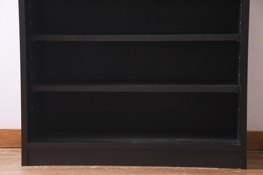 アンティーク家具　ラフジュ工房オリジナル　古建具リメイク　組子の引き戸が風情漂うキャビネット(収納棚、戸棚、書院戸)(R-037430)