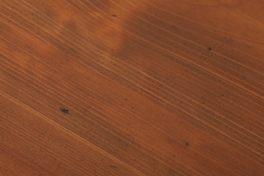 レトロ家具　和製アンティーク　ヒノキ材　柔らかな木の風合いが魅力の文机(ローテーブル)(R-037448)