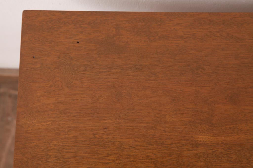 アンティーク家具　和製アンティーク　カバ材　和洋どちらにも取り入れやすいシンプルなサイドテーブル(R-037451)