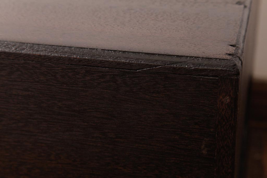 レトロ家具　昭和期　透かし彫りが印象的な文机(座机、ローテーブル)(R-037455)