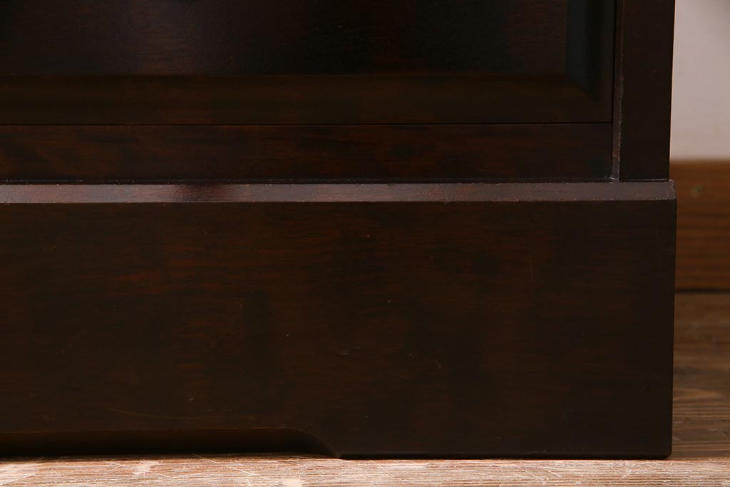 中古美品　北海道民芸家具　HM114K　洗練された印象の使い勝手がいい本箱(ブックケース、キャビネット、飾り棚)(定価約25万7千円)(R-037523)