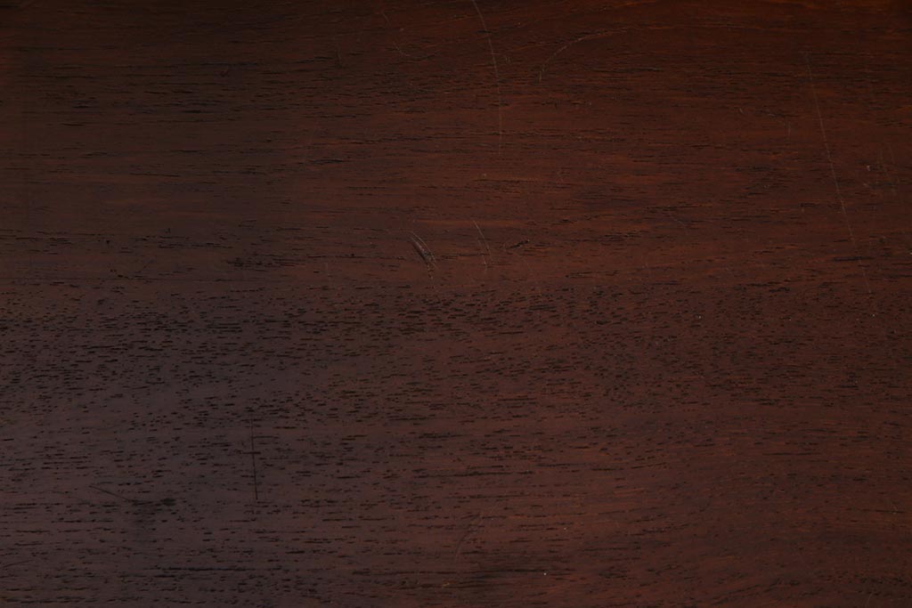 中古　激レア!　特注品　九州民芸家具　スピンドルベンチ(アーム付きベンチ、3人掛け、三人掛け)(定価約75万円)(R-037544)