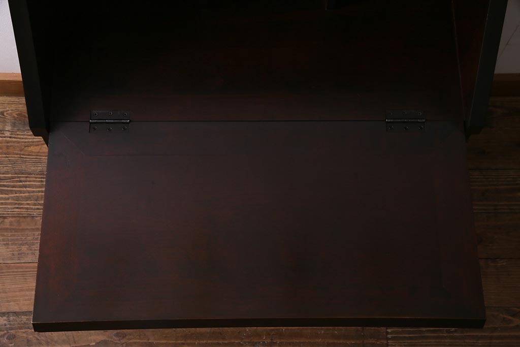 ヴィンテージ家具　民芸家具　国産　上質な作りが魅力のライティングビューロー(簿記机、机、ビンテージ)(R-037620)