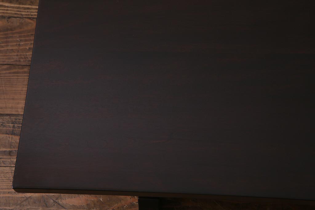 中古　松本民芸家具　#10型　洗練されたデザインが目を引く折りたたみ座卓(ちゃぶ台、文机、ローテーブル)(R-037659)