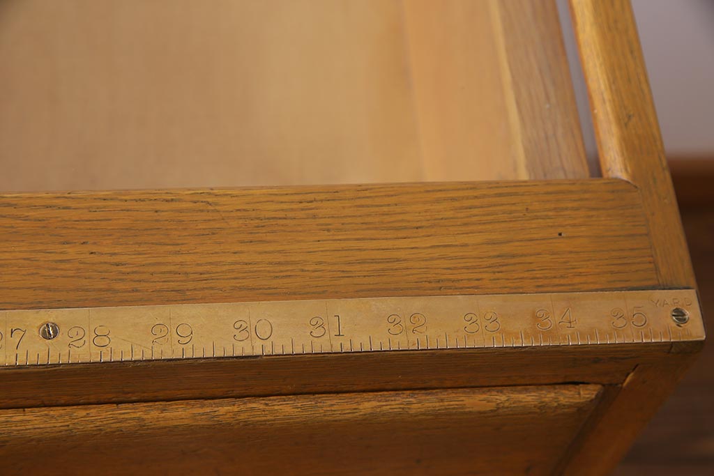 アンティーク家具　イギリスアンティーク　レトロでスタイリッシュなシャツケース(ガラスケース、ショーケース)(R-037685)