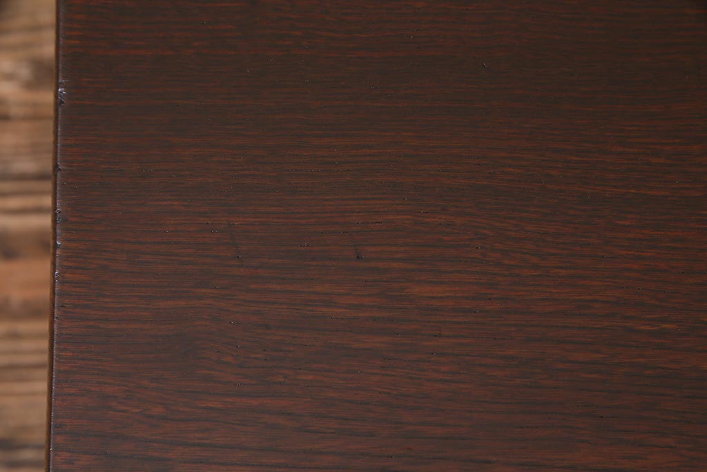 アンティーク家具　和製アンティーク　昭和初期　栓材　素朴なぬくもりが魅力のレトロな角ちゃぶ台(座卓、ローテーブル、花台)(R-037689)