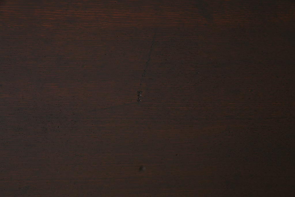 レトロ家具　ちゃぶ台リメイク　栓材　味のあるシンプルなセンターテーブル(ローテーブル)(R-037694)