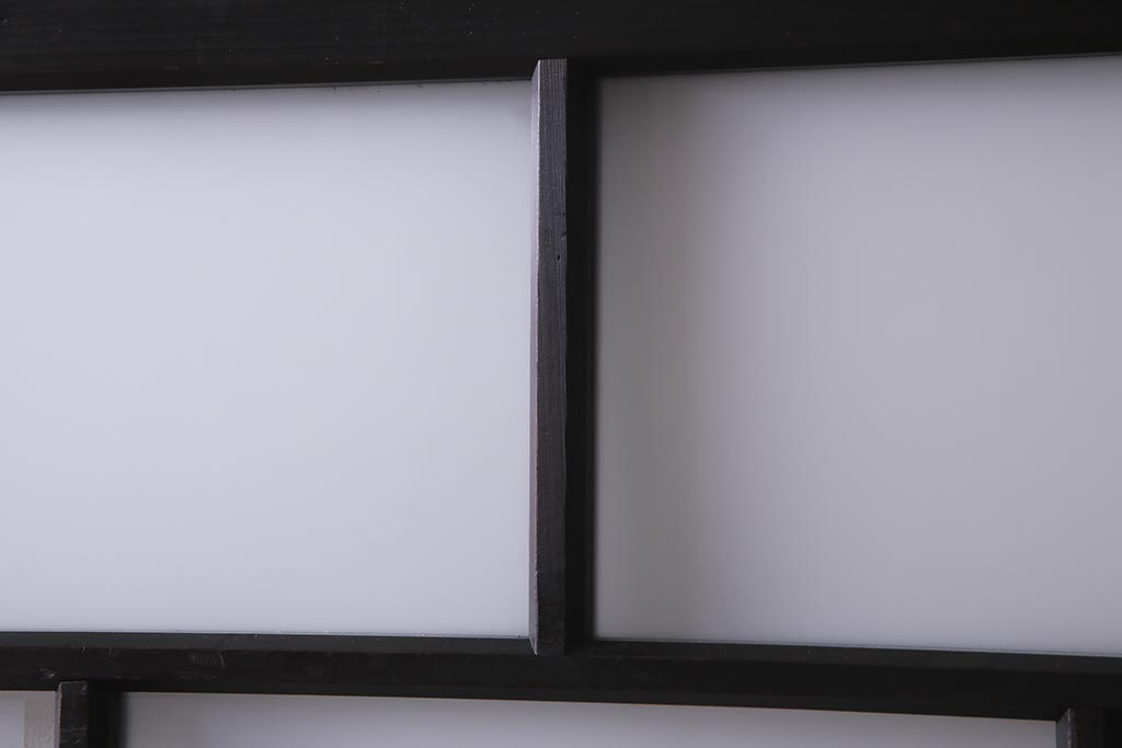 アンティーク建具　当店オリジナルガラス入り　落ち着きのあるレトロなドア(扉、開き戸)(R-037736)